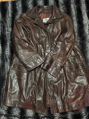 Damselle luxurious vintage leather jacket 
Made in New York
